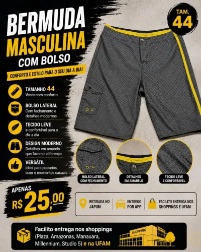 Bermuda Masculina
