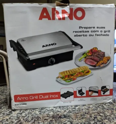 Arno Grill Dual Inox