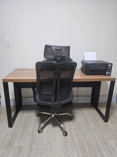 Mesa escritório modelo industrial 