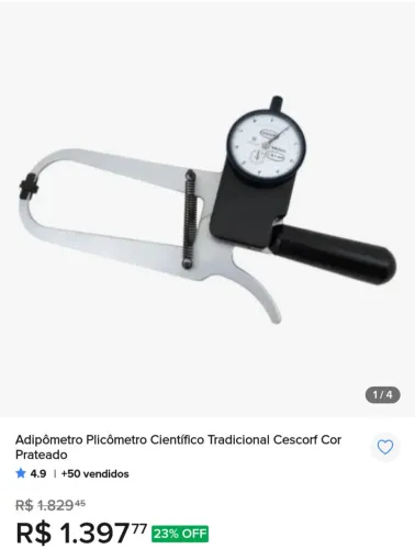 Adipômetro/Plicometro 