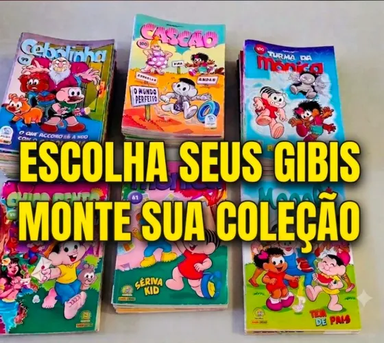 COLEÇÃO DE GIBIS - TURMA DA MÔNICA 