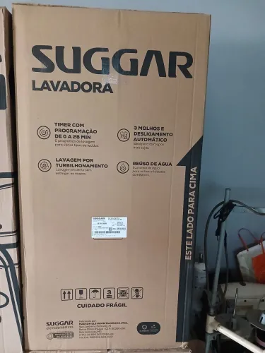 Vendo tanquinho suggar 10 kg  novo lacrado