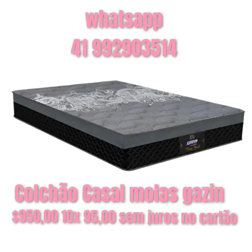 Colchão Casal gazin molas ensacadas New York ## 10x sem juros no cartão 