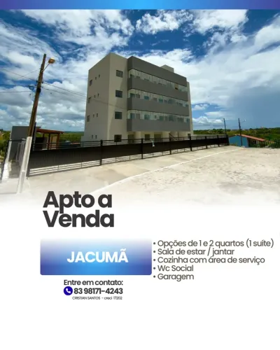 Jacumã Conde-PB 1 ou 2 quartos
