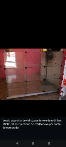 EXPOSITOR DE VIDRO