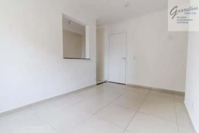 Apartamento á venda ou locação, Único Av.Guarulhos 45m², 2 quartos, 1 Vaga, Ponte Grande