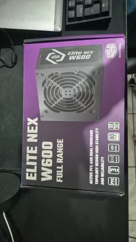 Fonte Cooler Master Elite NEX W600 600W 80 Plus - Completa