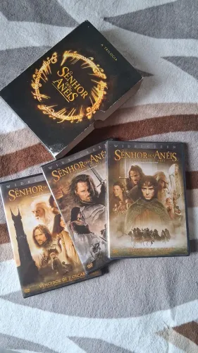 Box DVD trilogia o Senhor dos Aneis