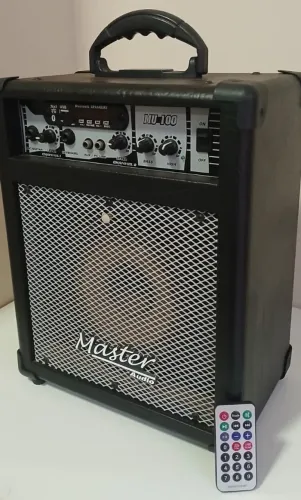 Caixa Acústica com Amplificador Multi-uso - Master Aúdio MU100