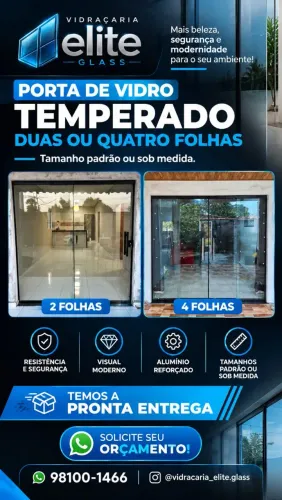 Porta vidro temperado (vidraçaria)