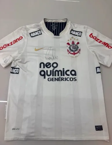 Camisa Corinthians autografada Ronaldo Fenômeno