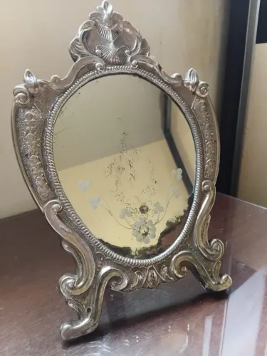 Espelho Antigo de Mesa