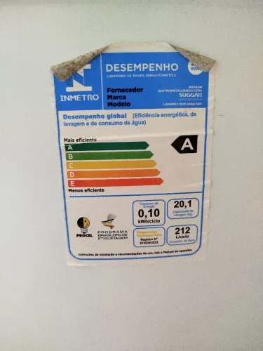 Máquina de lavar por 300 reais