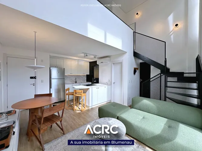 ACRC Imóveis - Loft Duplex para Locação no Bairro Itoupava Seca em Blumenau