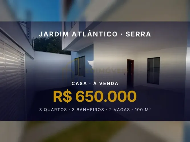 Não perca essa chance: casa com quintal maior em Jardim Atlântico!