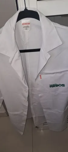 Avental (jaléco) colégio Arbos Tm14