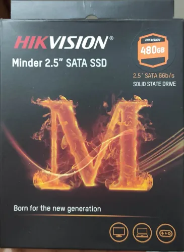 SSD 480GB HIKVISION NOVO NA CAIXA