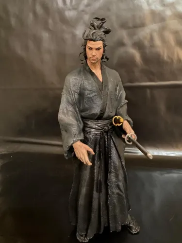 Action figure miyamoto musashi Vagabond Colecionaveis Estatua