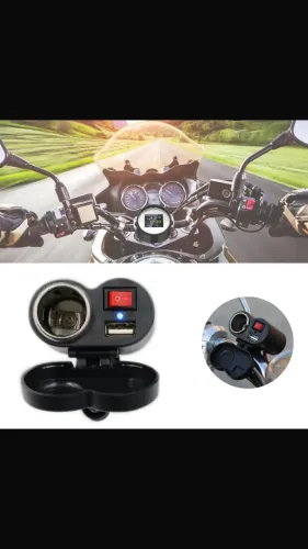 Carregador moto USB a prova D?água 
