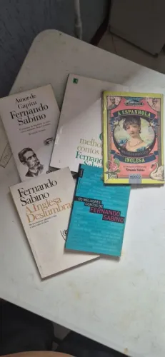 Cinco livros do Fernando Sabino. Um deles novo