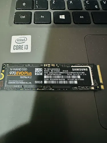 Vendo SSD Samsung 970 EVO Plus 500 GB NVMe M.2, modelo MZ-V7S500