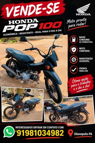 Honda Pop 100 97cc 2014
