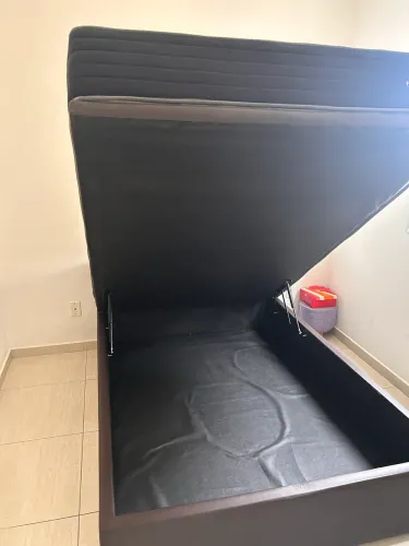 Cama Box + colchão ortobom pró força