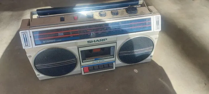 Rádio sharp 1980 colecionador