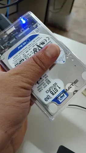 HD  1 tera, WD c/ 39 jogos para XBX 360 destravado.