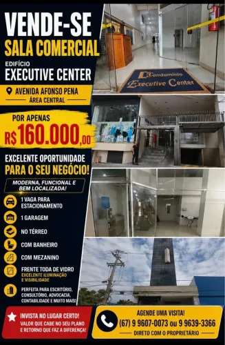 VENDO SALA COMERCIAL AFONSO PENA
