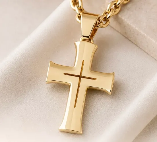 Crucifixo Romano em Ouro 18k 750
