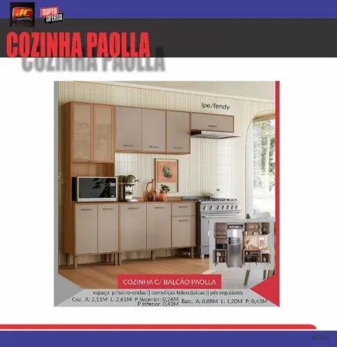 COZINHA COMPLETA PAOLLA