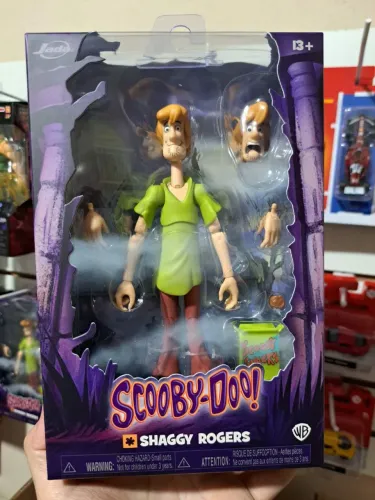 Action Figure Boneco Salsicha do Scooby-Doo 18 Cm Articulado Jada Toys Novo E Lacrado
