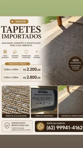 Vendo tapetes importados Semi novos!
