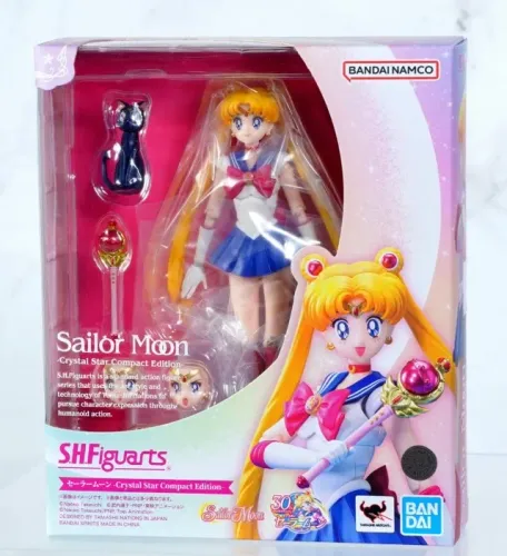 Boneco Sailor Moon Bandai Crystal Star Compact Boneca Shf