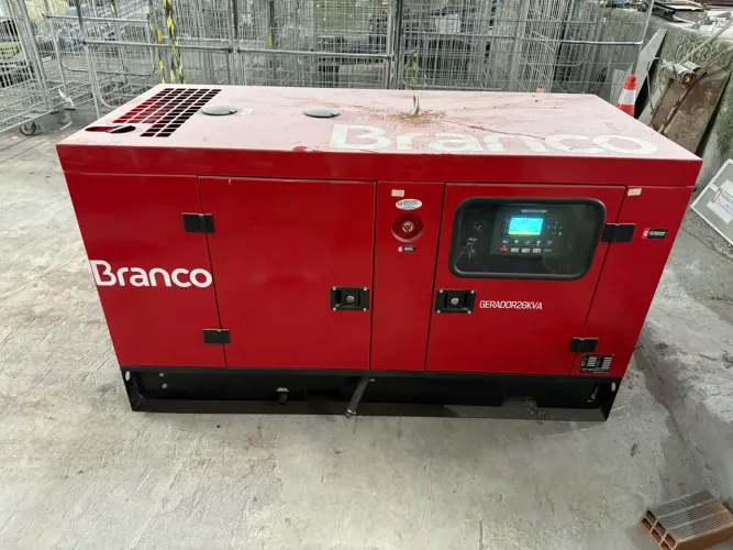 Gerador de energia BD26000 BRANCO 26KVA Novo