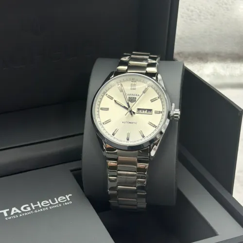 Relogio Tag Carrera Branco 2 peças 