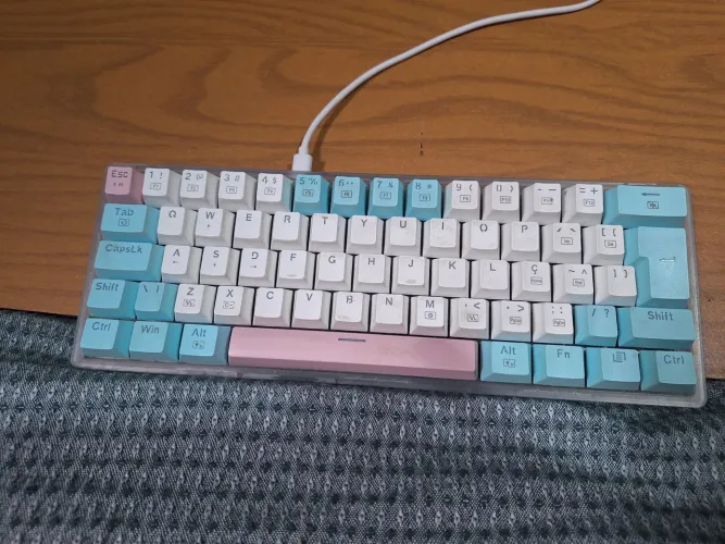 Teclado mecânico 60% , redragon akali
