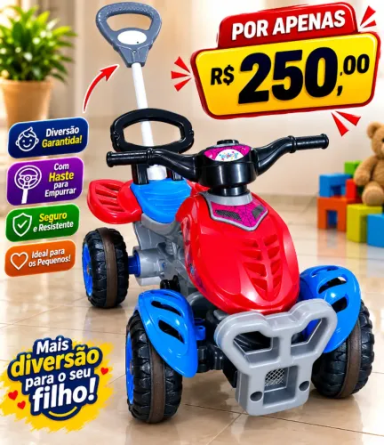Quadriciclo infantil menino
