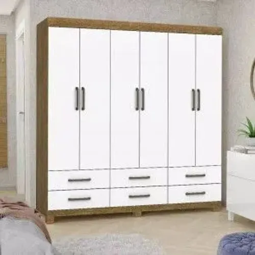 Guarda roupa Jéssica 6 portas