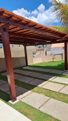 Cobertura com telhas colonial