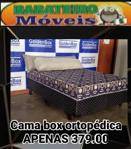 Cama box ortopédica casal