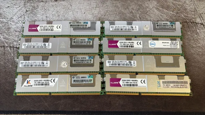 Memória RAM Kllisre ECC DDR3 32GB 1866Mhz