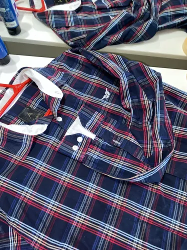 Camisa manga longa xadrez