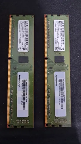 2X PENTE RAM 4GB 1600MHz DDR3