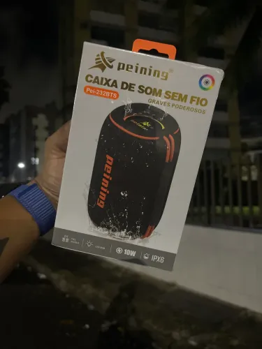 Caixa de som sem fio!