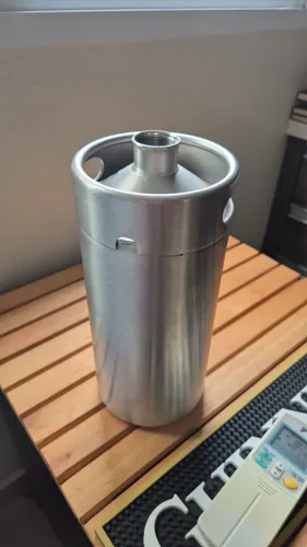 Mini keg Barril 3,6l com tampa balllock