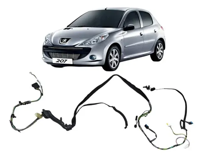Chicote Tampa Traseira Peugeot 207 Hatch 2011 1.4 (usado)