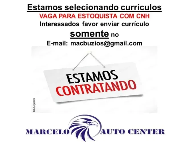 Estamos selecionando currículos
