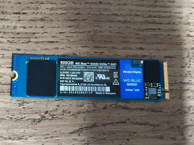 SSD NVME 500GB WD BLUE SN550